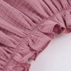 Levency Off Shoulder Ruched Crop Top Pants Sets