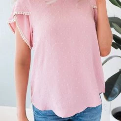 Levency New In Laced Up Sophisticated Blouse