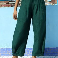 Levency Elastic Waist Loose Pants