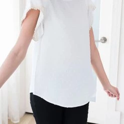 Levency New In Laced Up Sophisticated Blouse