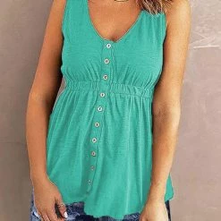 Levency Button V Nekc Tunic New In