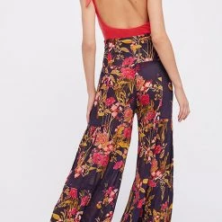 Levency Print Belted Palazzo Pant