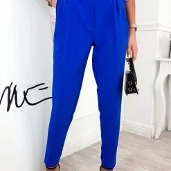 Levency New In Button High Waist Trouser Pants