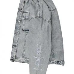 Levency Vincent Van Gogh Embroidered Denim Jacket