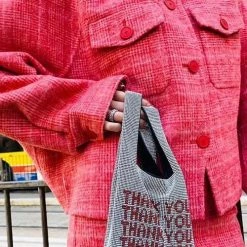 Levency Sparkly THANK YOU Hand Bag New In