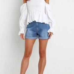 Levency New In Off Shoulder Flares Sleeve Blouse