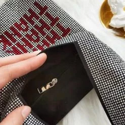 Levency Sparkly THANK YOU Hand Bag New In