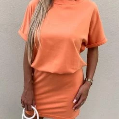 Levency Spicing It Up O Neck Mini Dress New In