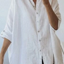 Levency New In Coastal Getaway Button Down Blouse