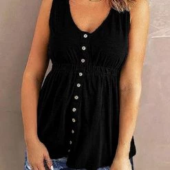 Levency Button V Nekc Tunic New In