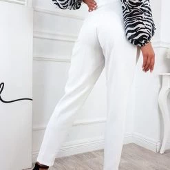 Levency New In Button High Waist Trouser Pants
