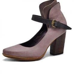 Levency Chunky Heel Buckle Pumps 9 Levency Chunky Heel Buckle Pumps