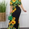 Levency Ruffles Off Shoulder Maxi Dress New In