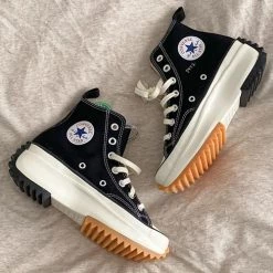 Levency Canvas High-top Platform Trainers New In