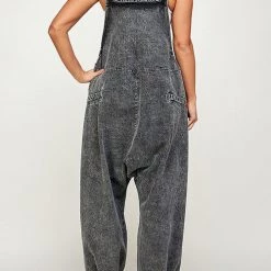 Levency New In Pocket Detail Drawstring Harem Overall