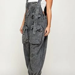 Levency New In Pocket Detail Drawstring Harem Overall