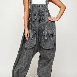 Levency New In Pocket Detail Drawstring Harem Overall