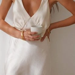 Levency New In Minimalism V Neck Tank Mini Dress