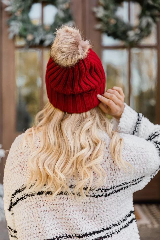 Levency New In Chunky Knit Pom Pom Beanie Hat 3 Levency New In Chunky Knit Pom Pom Beanie Hat
