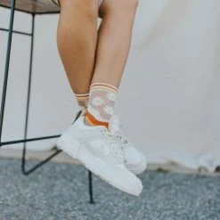 Levency Eden Sheer Crew Sock New In