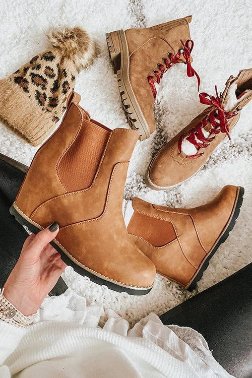 Levency New In Vintage Wedge Non Shell Boots 2 Levency New In Vintage Wedge Non Shell Boots