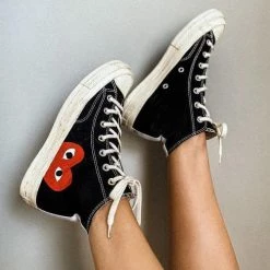 Levency Couples PLAY Heart Lace Up Sneakers