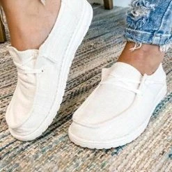 Levency Low Cap Slip-On Flats Shoes New In