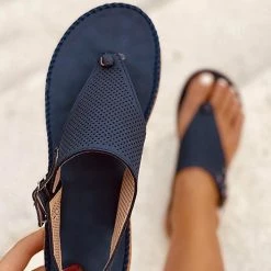 Levency New In T-Strap Perforated Sandals