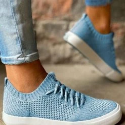 Levency Knit Elastic Band Sneakers New In