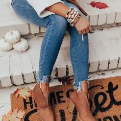 Levency New In V Cut Out Slip On Ankle Boots