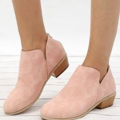 Levency New In Daily V Chunky Heel Low Ankle Boots