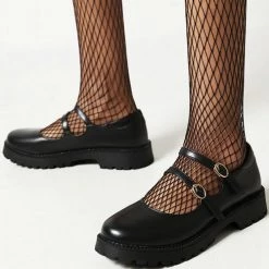 Levency Double Buckle Decor Flatform Mary Jane Shoes 16 Levency Double Buckle Decor Flatform Mary Jane Shoes