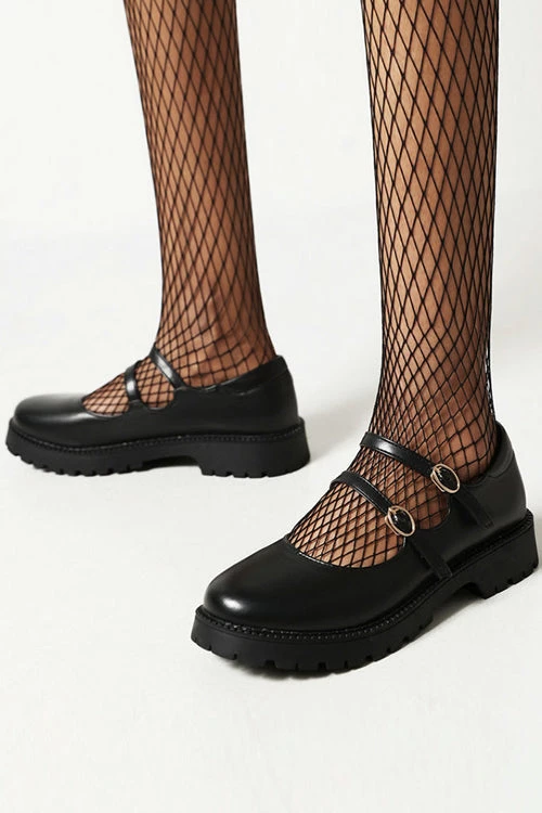 Levency Double Buckle Decor Flatform Mary Jane Shoes 6 Levency Double Buckle Decor Flatform Mary Jane Shoes