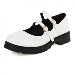 Levency Double Buckle Decor Flatform Mary Jane Shoes 17 Levency Double Buckle Decor Flatform Mary Jane Shoes