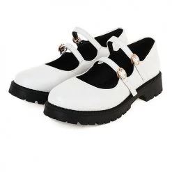 Levency Double Buckle Decor Flatform Mary Jane Shoes 21 Levency Double Buckle Decor Flatform Mary Jane Shoes
