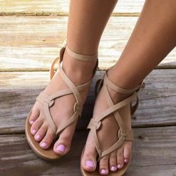 Levency Gladiator Flat Sandals New In