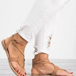Levency Gladiator Flat Sandals New In