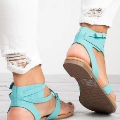 Levency Gladiator Flat Sandals New In