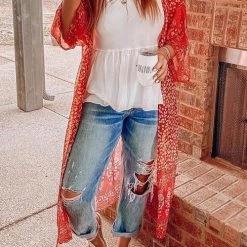 Levency Floral Print Long Sleeve Cardigan New In