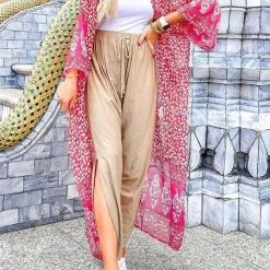 Levency Floral Print Long Sleeve Cardigan New In