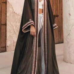 Levency Floral Print Long Sleeve Cardigan