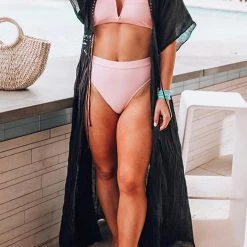 Levency Lace Up Bat Cover Up New In