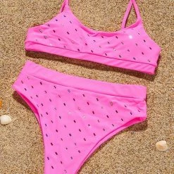 Levency Blingbling High Waist Bikini Set New In