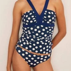 Levency Color Block V Tank Bikini Set New In