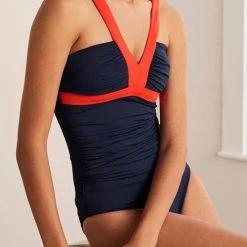 Levency Color Block V Tank Bikini Set New In