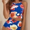 Levency Floral Tank High Waist Bikini Set New In