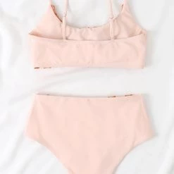 Levency Ruffles High Waist Bikini Set