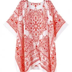 Levency Ethnic Beach Kimono Cover Up