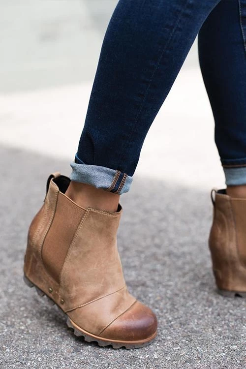 Levency New In Vintage Wedge Non Shell Boots 1 Levency New In Vintage Wedge Non Shell Boots