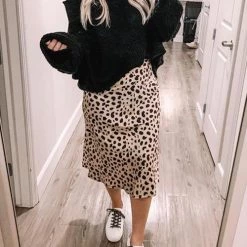 Levency Off Shoulder Puff Sleeve Sweater